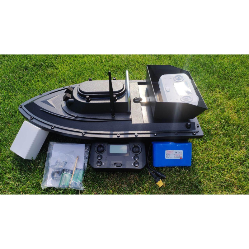 Кораблик для прикорму Flytech V12В GPS 2025 г (99 точок) 12V