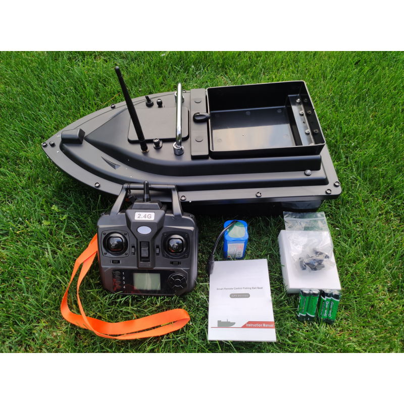 Кораблик для прикорму Flytech D16B 2024 г GPS (16 точок) однобоксовий