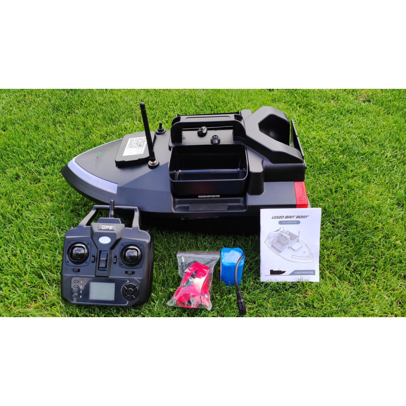 Кораблик для прикорму Flytech V020 GPS 2025 г (40 точок)